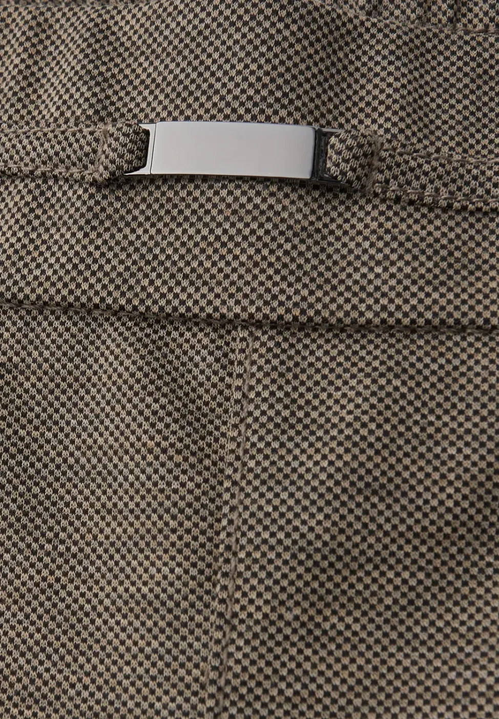 Gemêleerde broek met detail