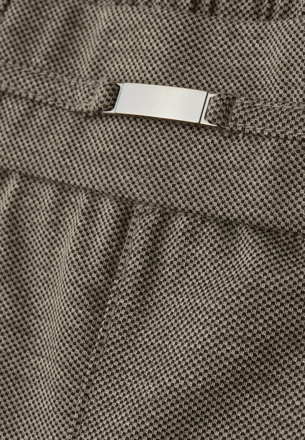 Gemêleerde broek met detail