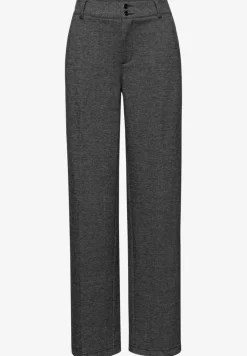 Gemêleerde broek met rechte leg