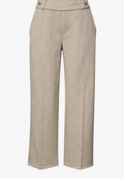 Gemêleerde broek met rechte leg