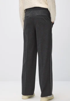 Gemêleerde broek met rechte leg