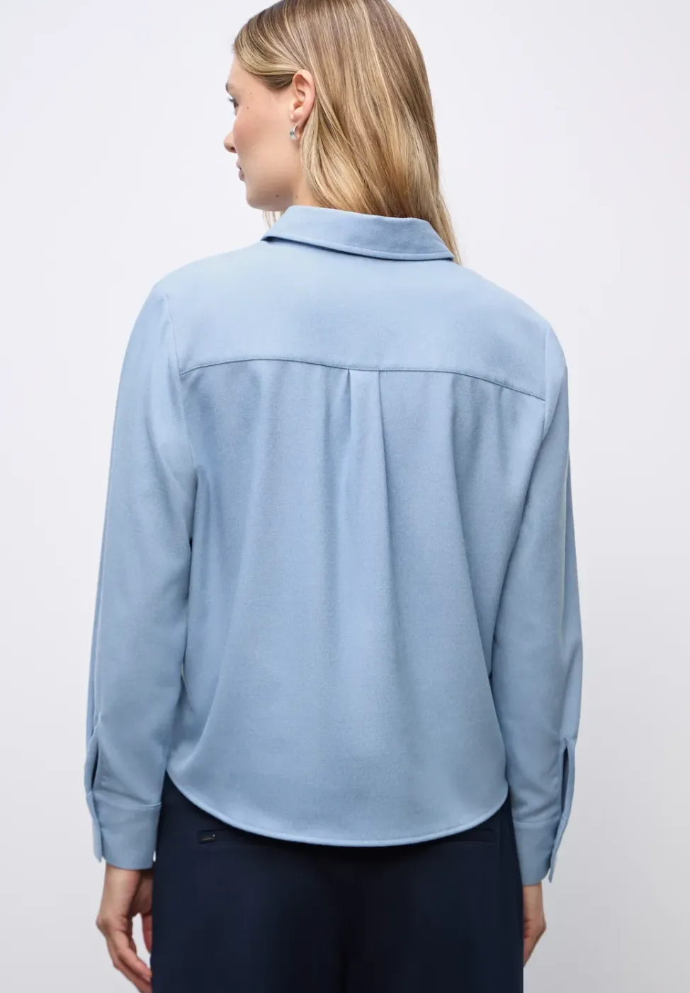 Gemêleerde blouse met tape