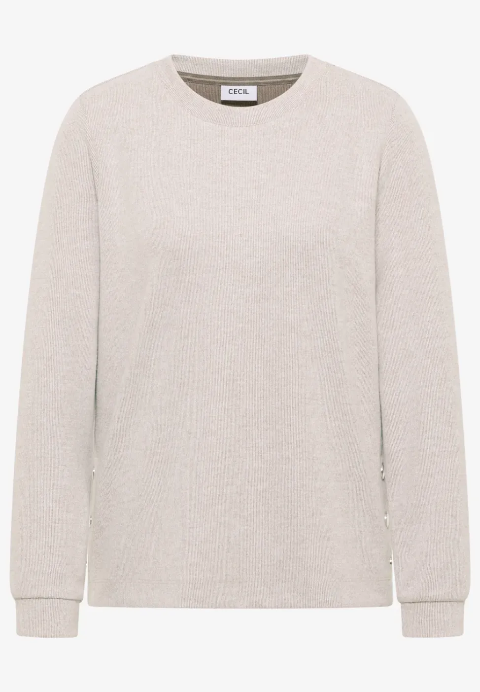 Gemêleerd shirt met knopen