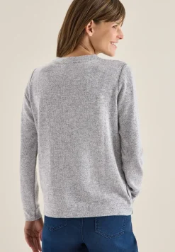 Gemêleerd shirt met knopen