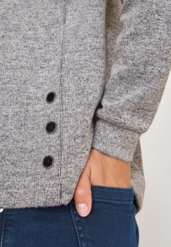 Gemêleerd shirt met knopen