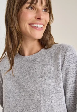 Gemêleerd shirt met knopen