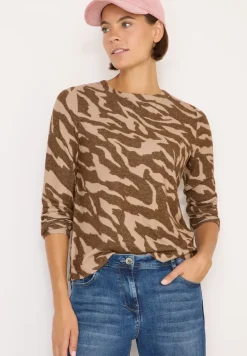 Gemêleerd shirt met patroon