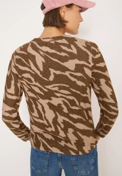 Gemêleerd shirt met patroon