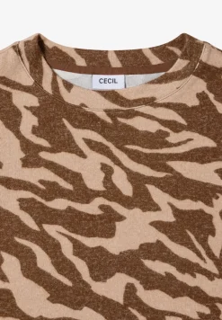 Gemêleerd shirt met patroon