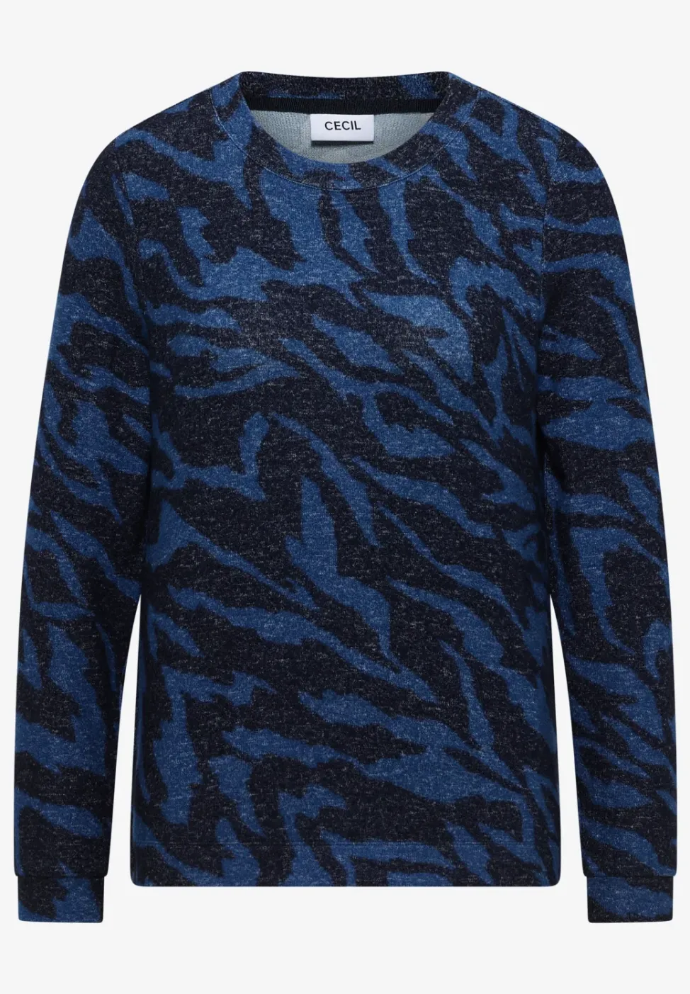 Gemêleerd shirt met patroon