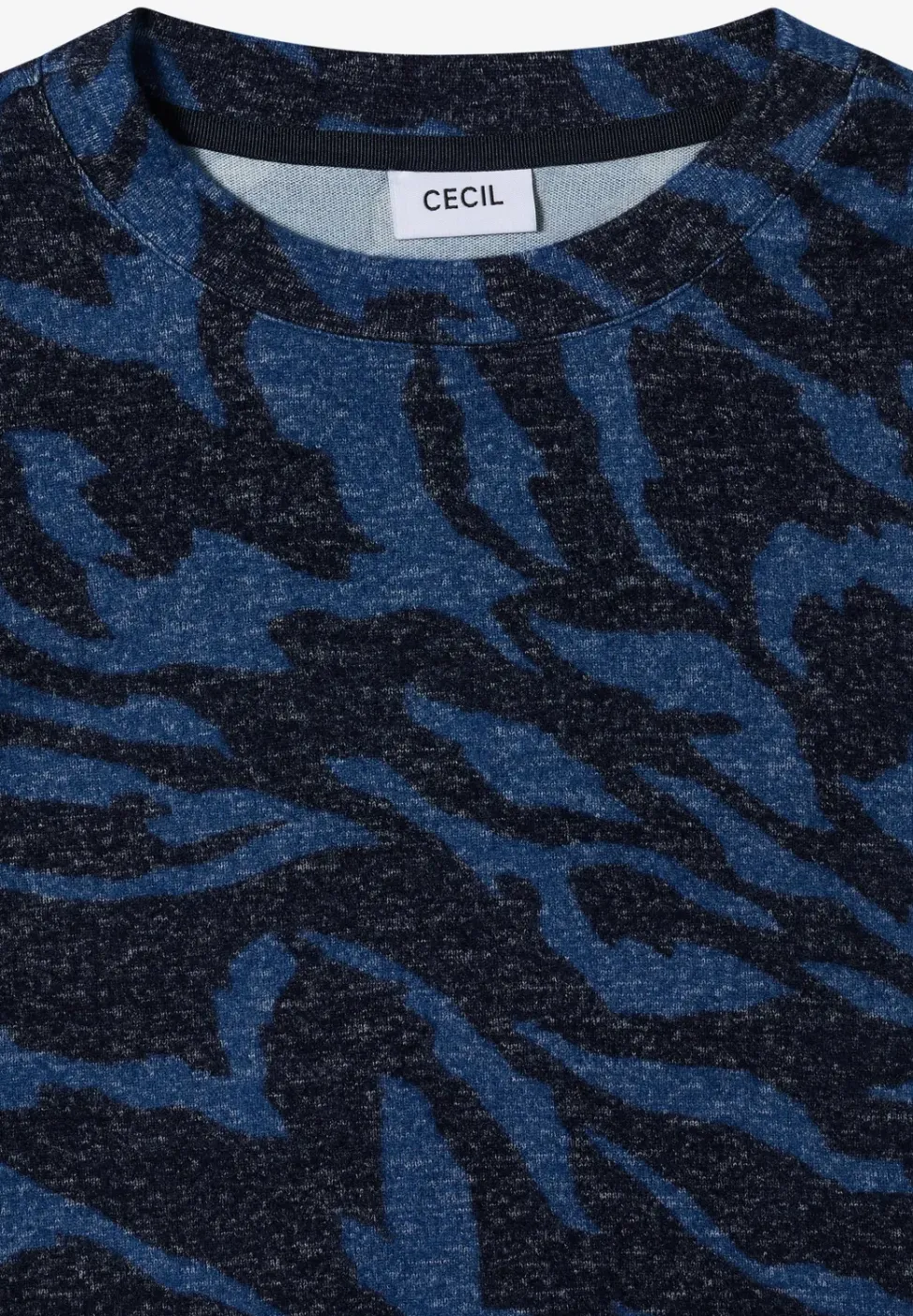 Gemêleerd shirt met patroon