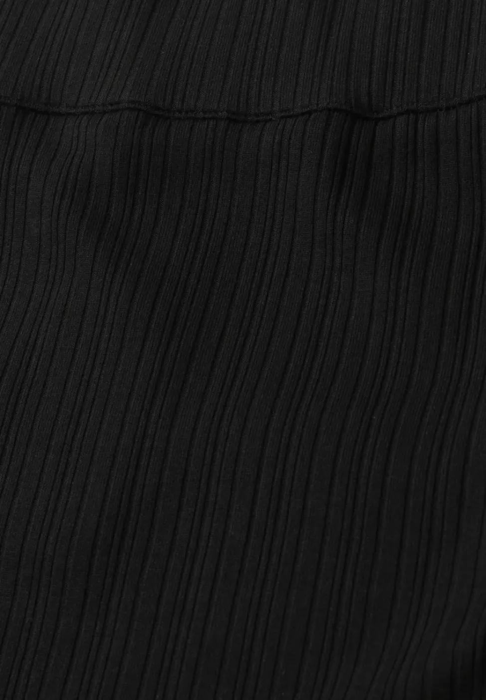 Geribde midirok met elastische tailleband