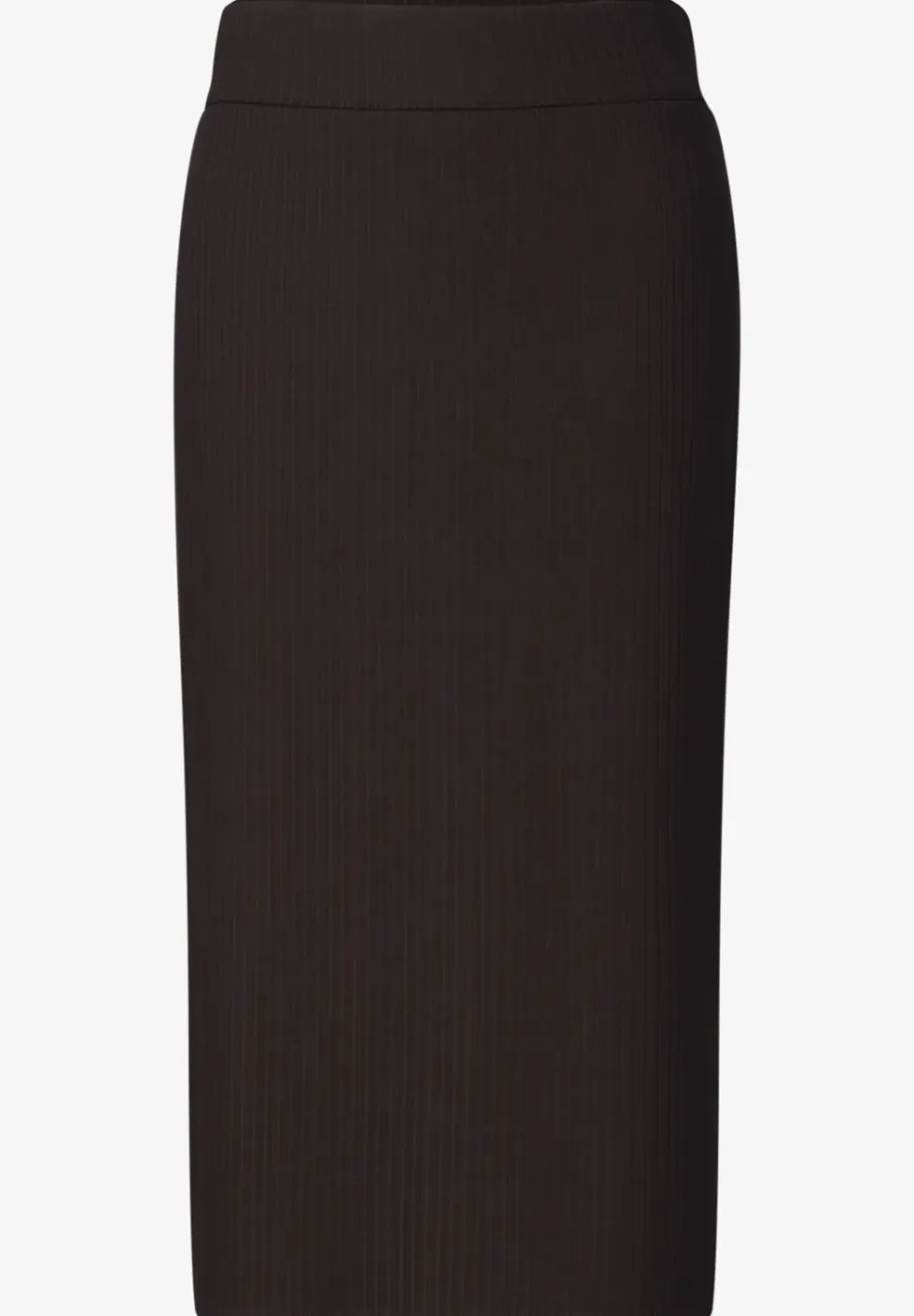 Geribde midirok met elastische tailleband