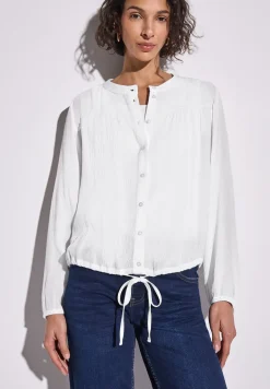 Gerimpelde blouse met rimpels