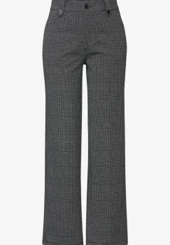 Geruite broek met rechte pijpen