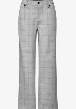 Geruite broek met rechte pijpen