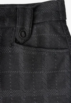 Geruite broek met rechte pijpen