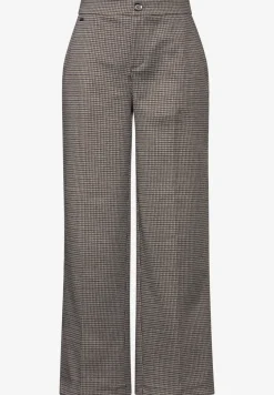 Geruite broek met wijde pijpen