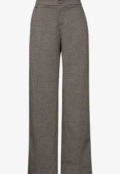 Geruite broek met wijde pijpen