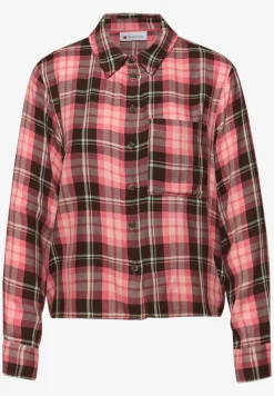 Geruite overhemdblouse