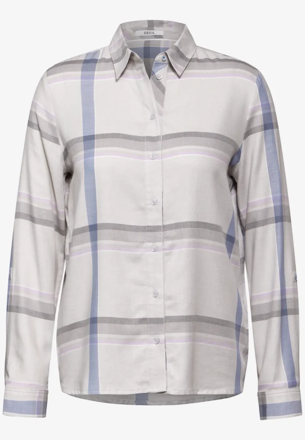 Geruite blouse
