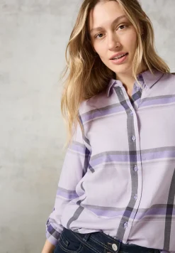 Geruite blouse