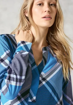 Geruite blouse