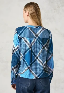 Geruite blouse