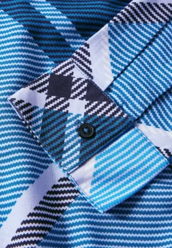 Geruite blouse