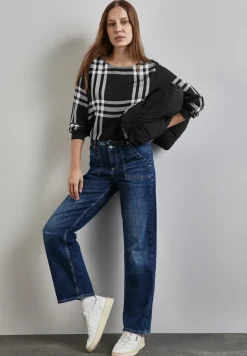 Geruite blouse