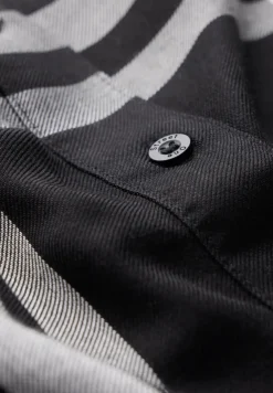 Geruite lange blouse