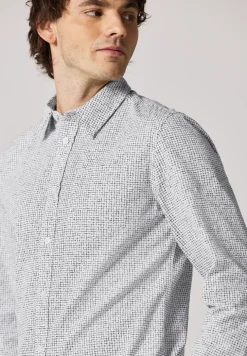 Geruit slim fit overhemd