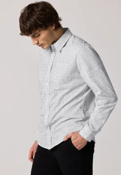Geruit slim fit overhemd