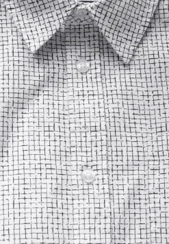 Geruit slim fit overhemd
