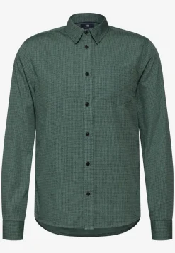 Geruit slim fit overhemd