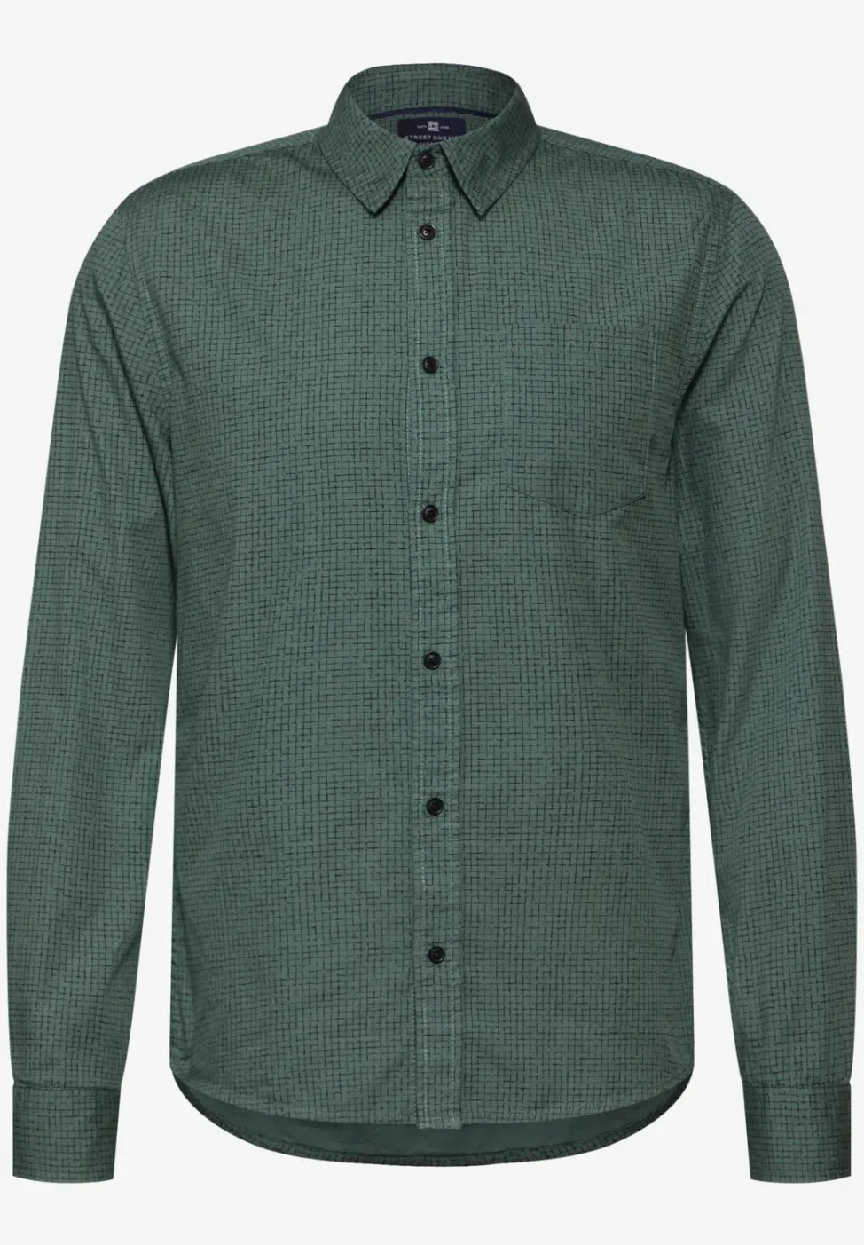 Geruit slim fit overhemd