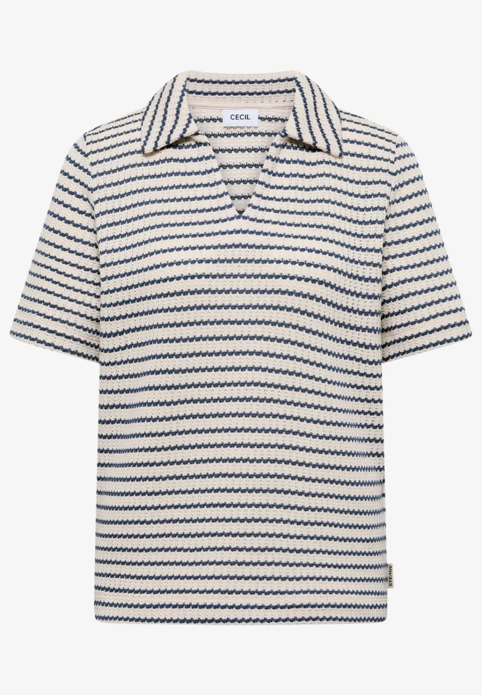 Gestreept ajour shirt