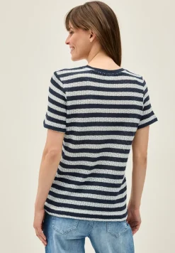 Gestreept ajour shirt