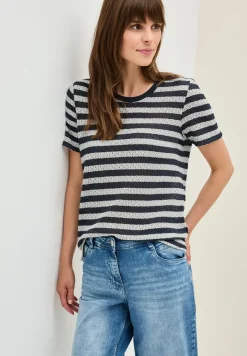Gestreept ajour shirt
