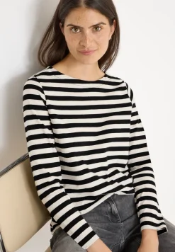 Gestreept basic shirt