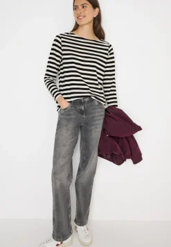Gestreept basic shirt