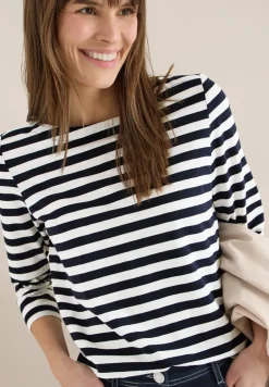 Gestreept basic shirt