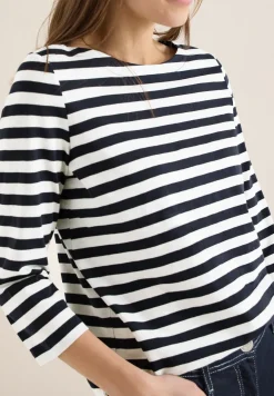 Gestreept basic shirt