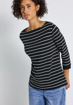 Gestreept basic shirt