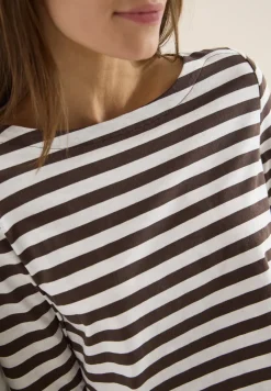 Gestreept basic shirt