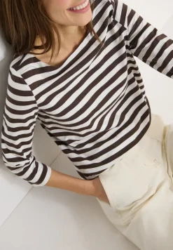Gestreept basic shirt