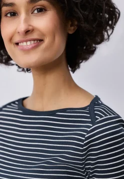 Gestreept basic shirt