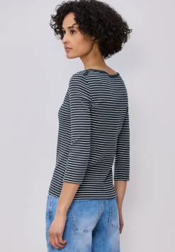 Gestreept basic shirt