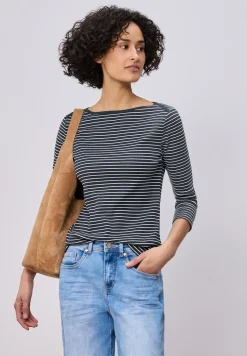 Gestreept basic shirt