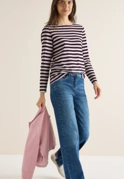 Gestreept basic shirt